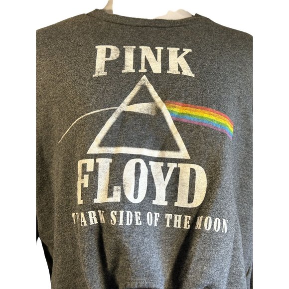Pink Floyd The Dark Side of the Moon Cropped Womens SweatShirt Size XL - Picture 8 of 10